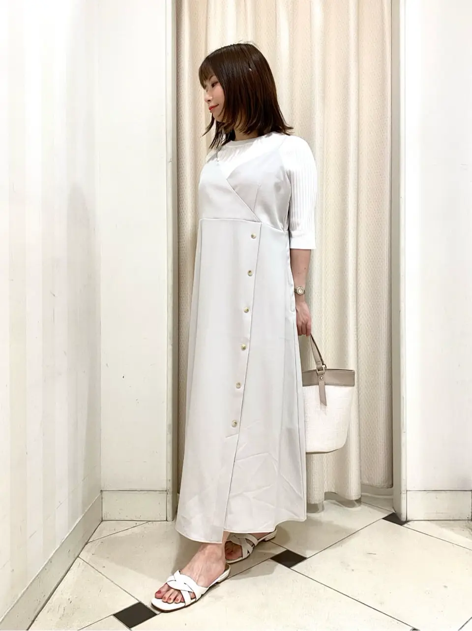 ANY SIS 横尾 コーディネート画像