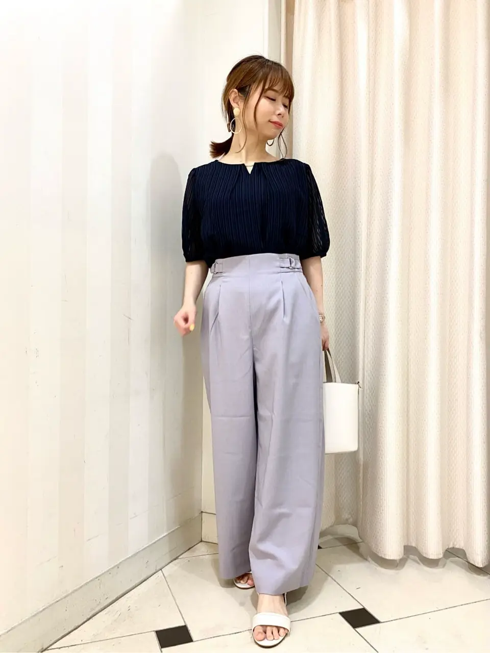 ANY SIS 横尾 コーディネート画像