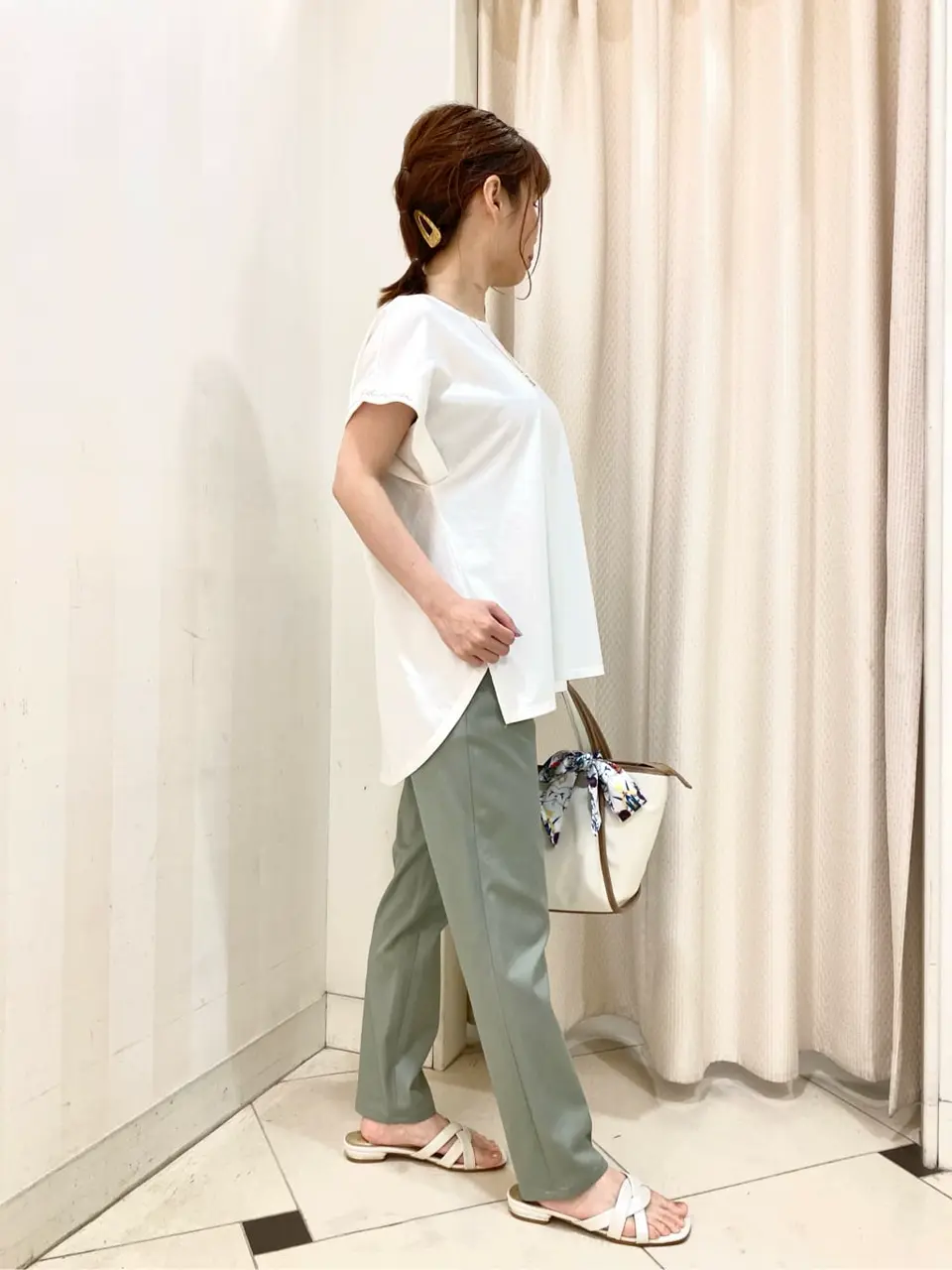 ANY SIS 横尾 コーディネート画像