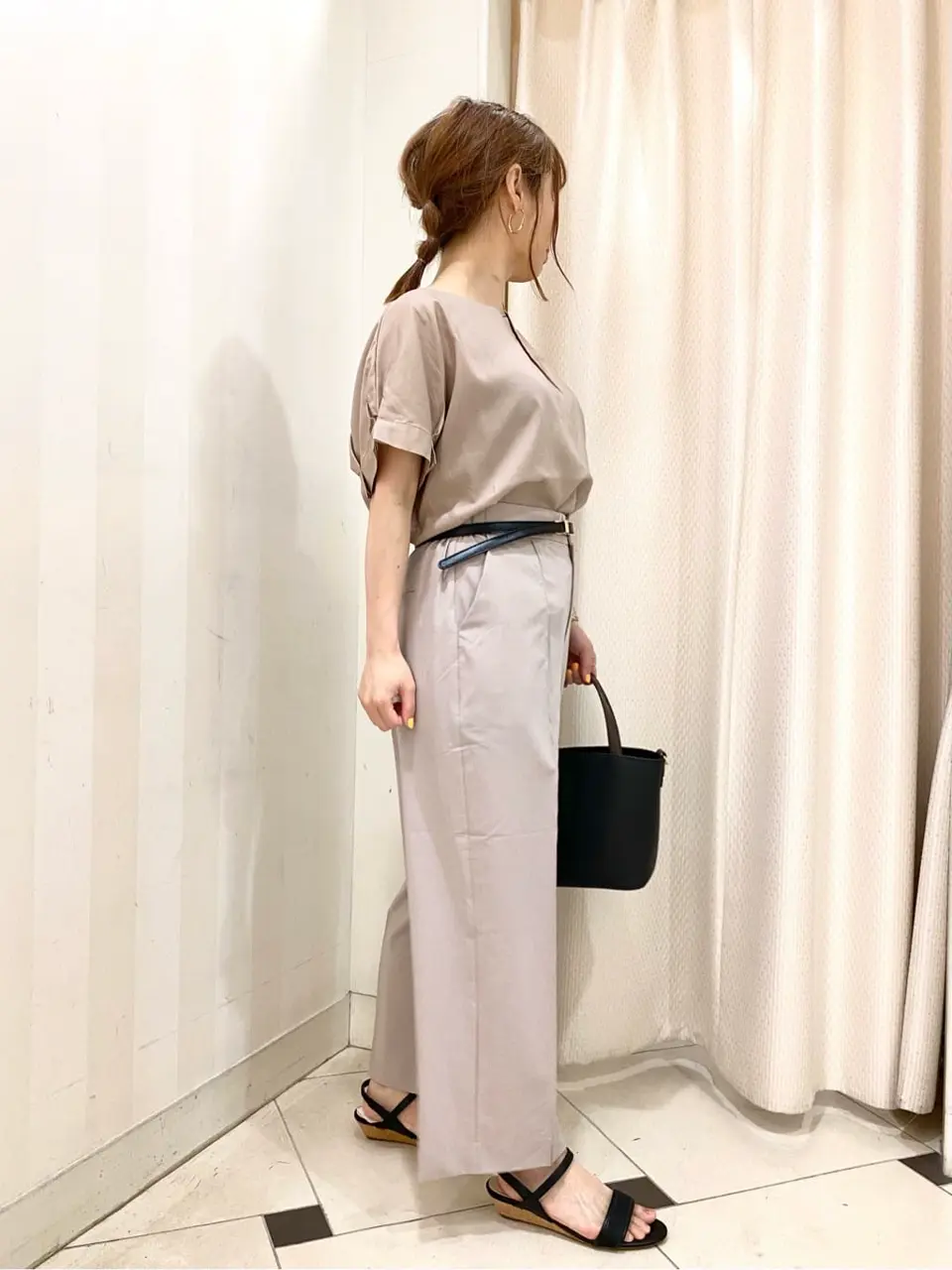 ANY SIS 横尾 コーディネート画像