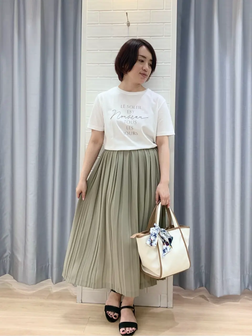 ANY SIS 丸岡 コーディネート画像