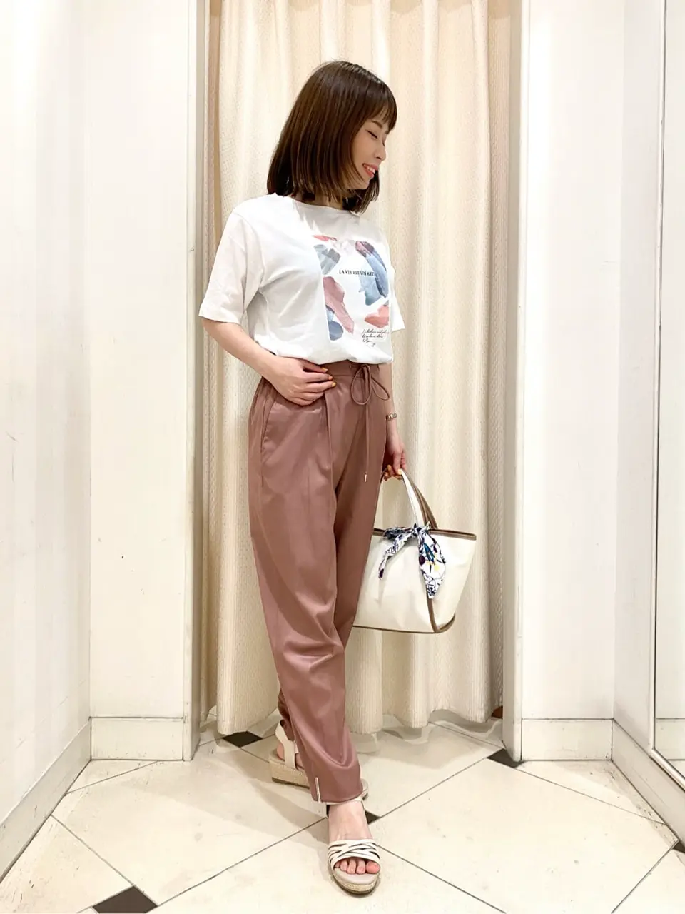 ANY SIS 横尾 コーディネート画像