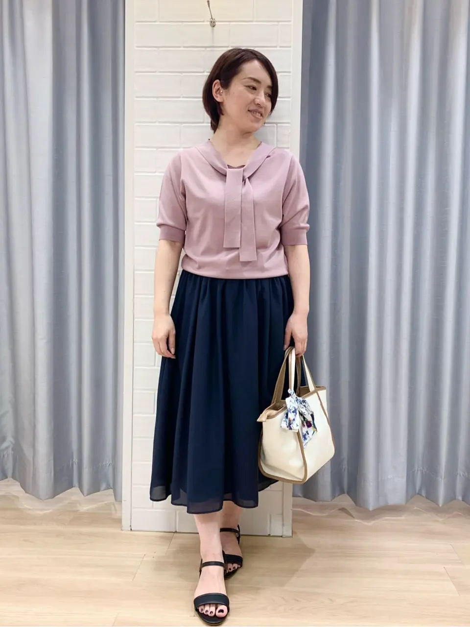 ANY SIS 丸岡 コーディネート画像