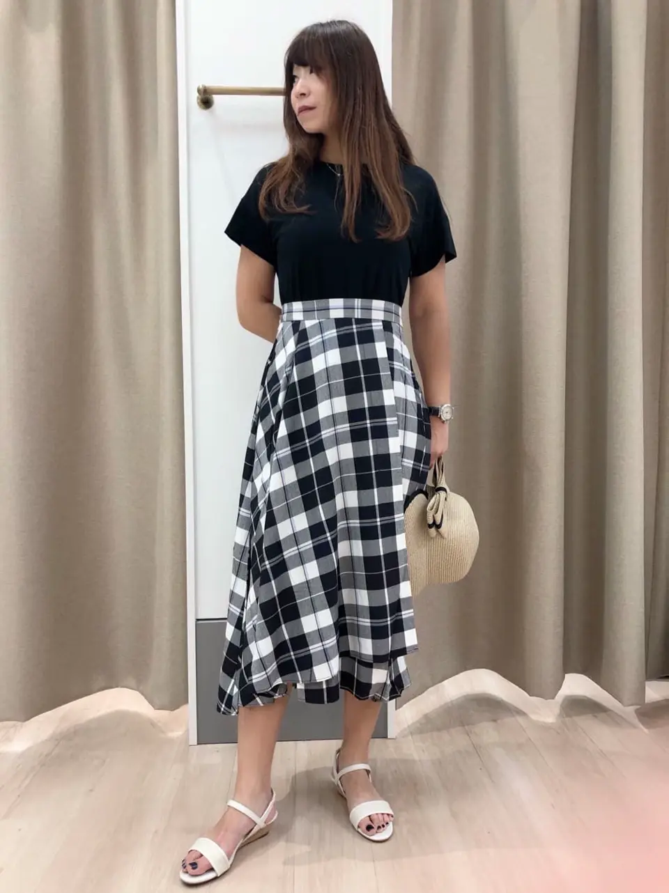 ANY SIS 松下 コーディネート画像