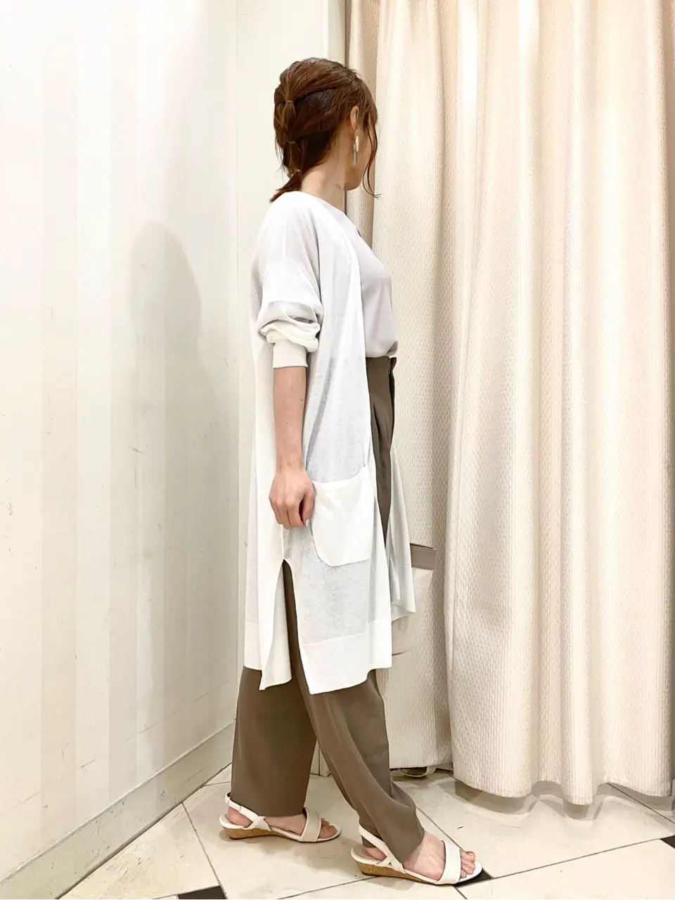 ANY SIS 横尾 コーディネート画像