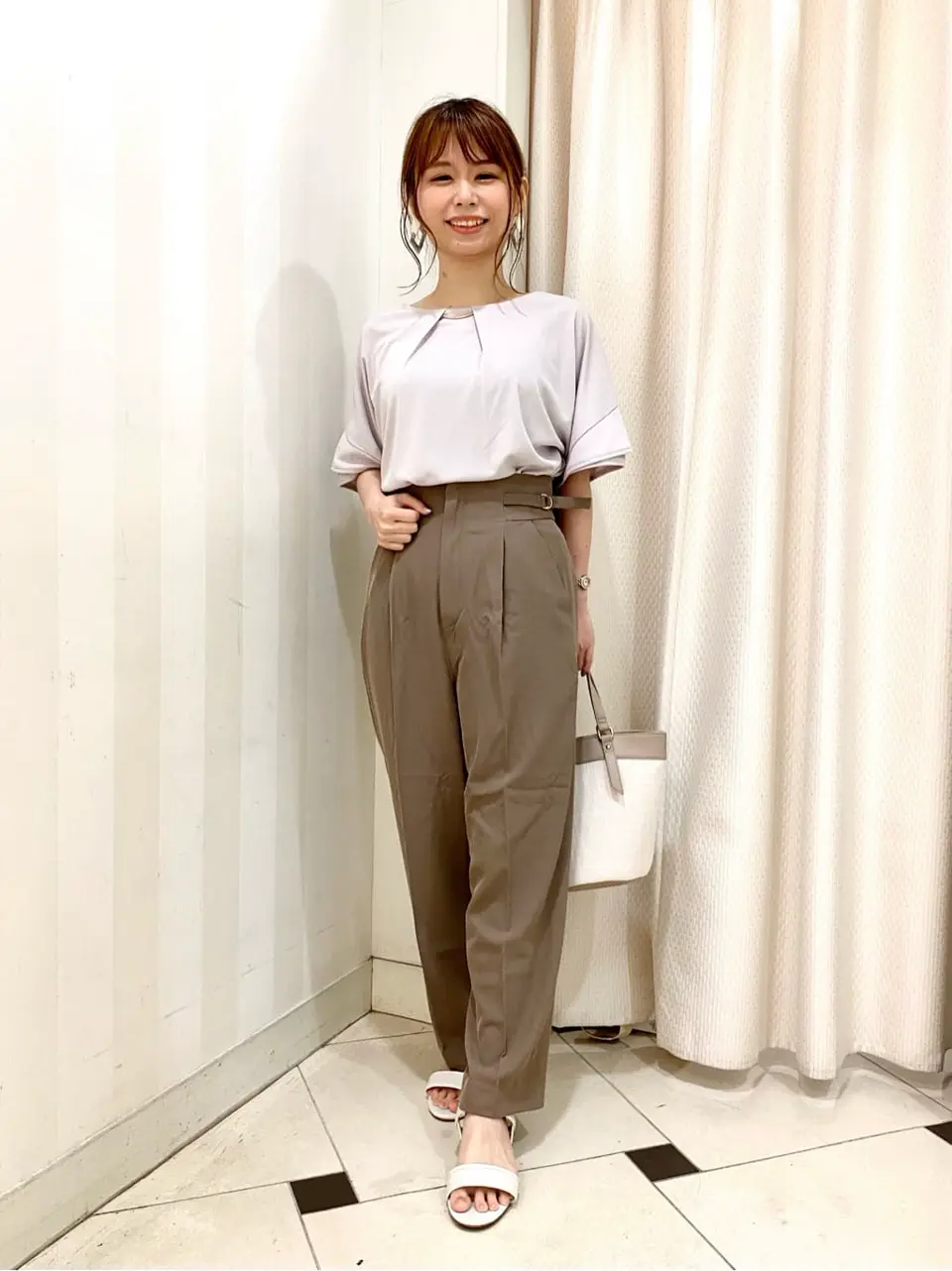 ANY SIS 横尾 コーディネート画像