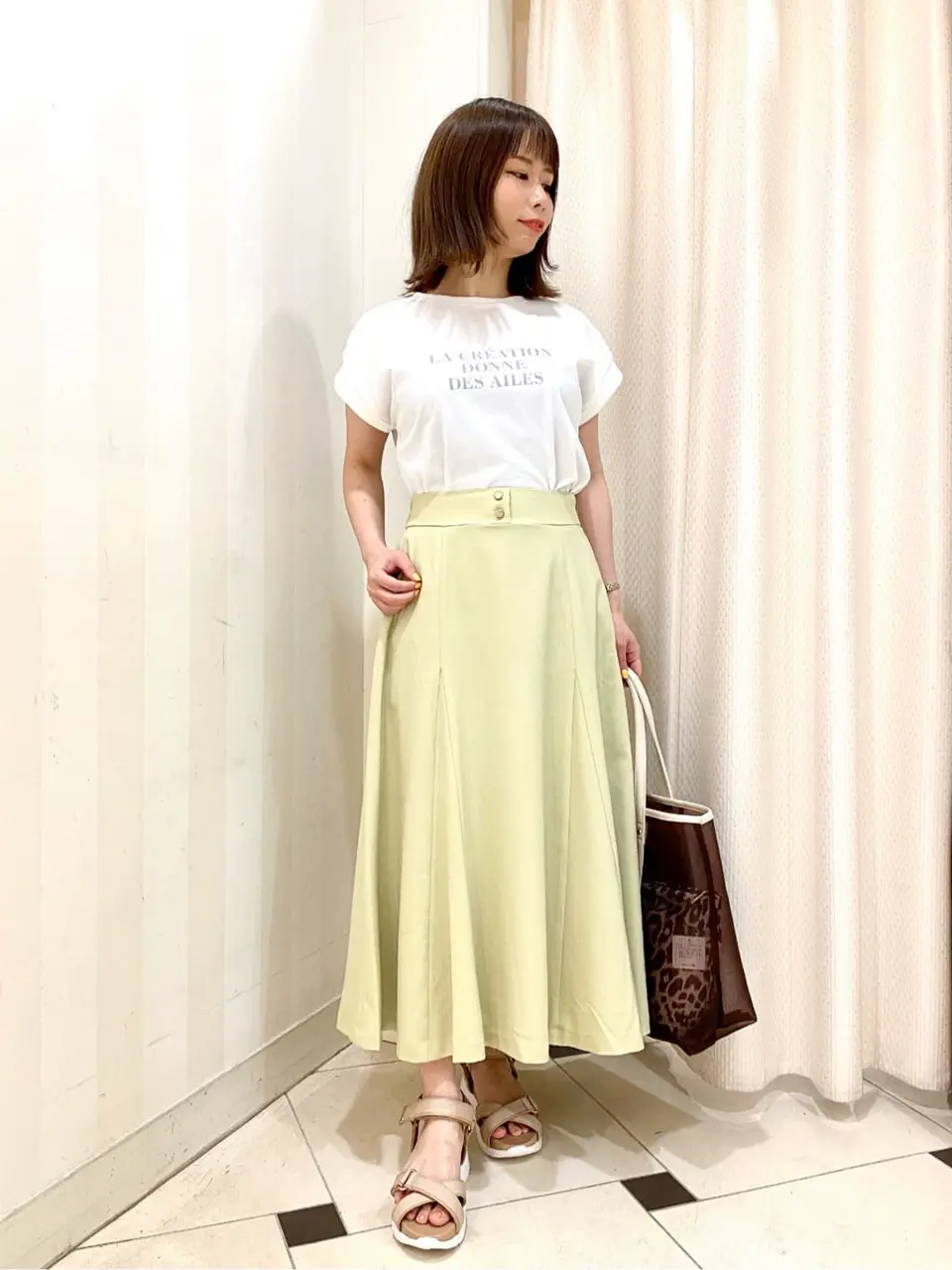 ANY SIS 横尾 コーディネート画像