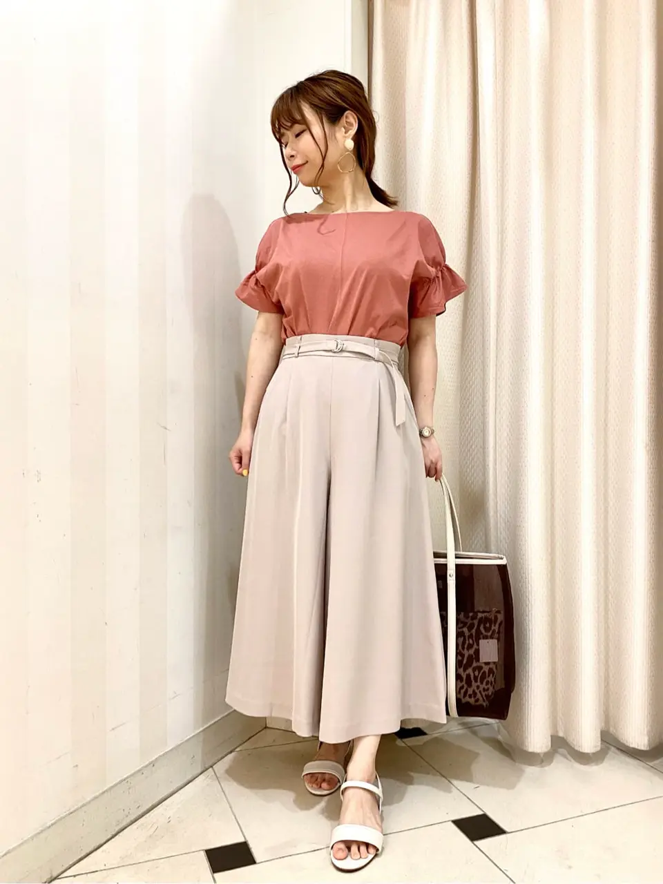 ANY SIS 横尾 コーディネート画像