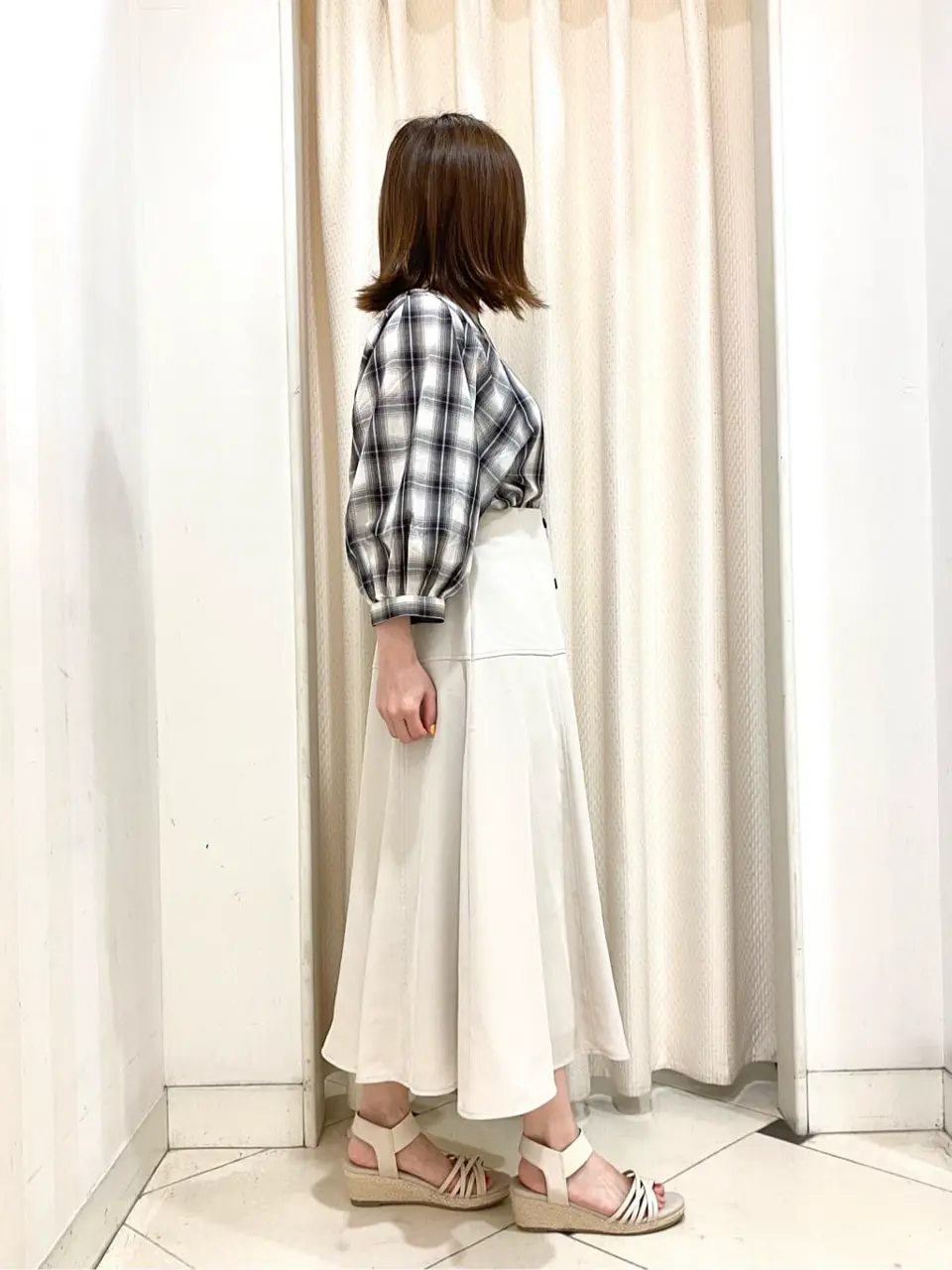 ANY SIS 横尾 コーディネート画像