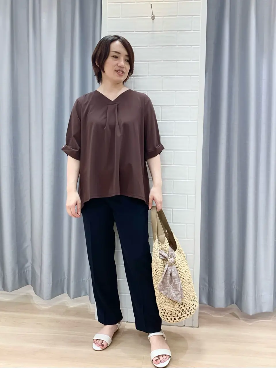 ANY SIS 丸岡 コーディネート画像