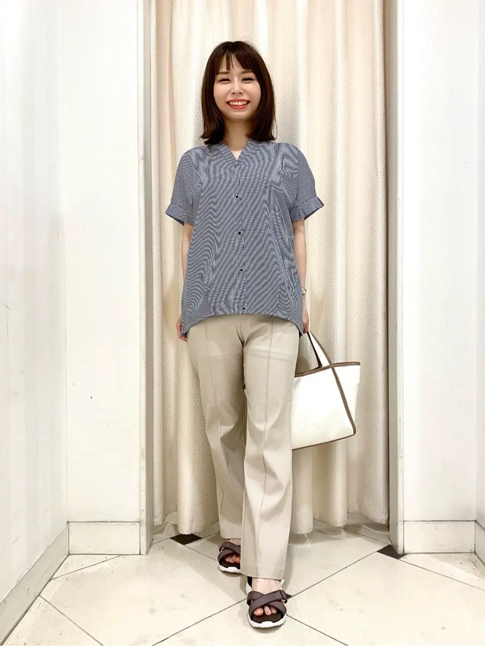 ANY SIS 横尾 コーディネート画像