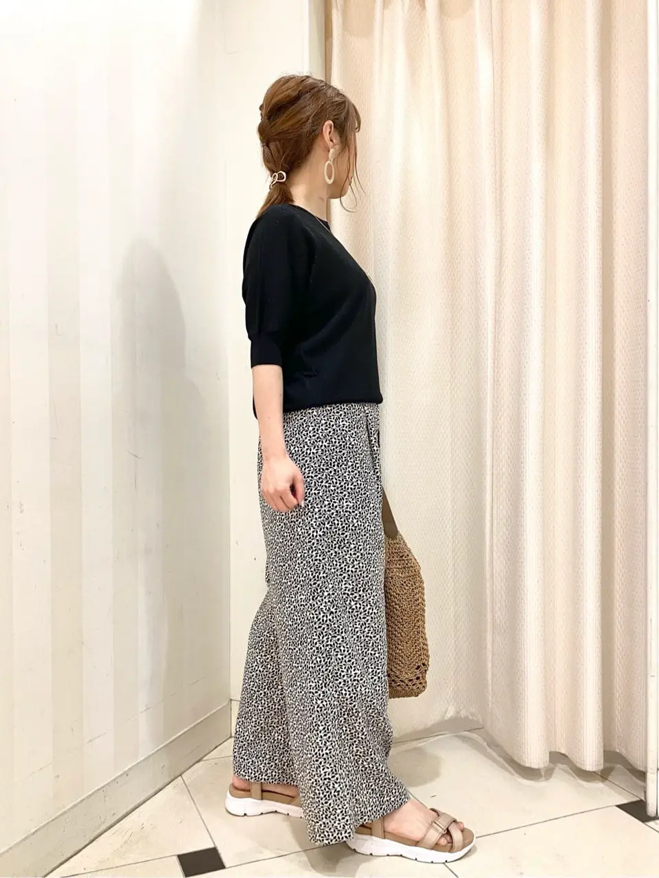 ANY SIS 横尾 コーディネート画像