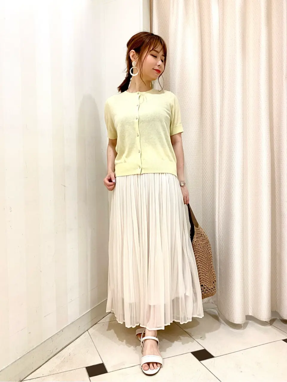 ANY SIS 横尾 コーディネート画像