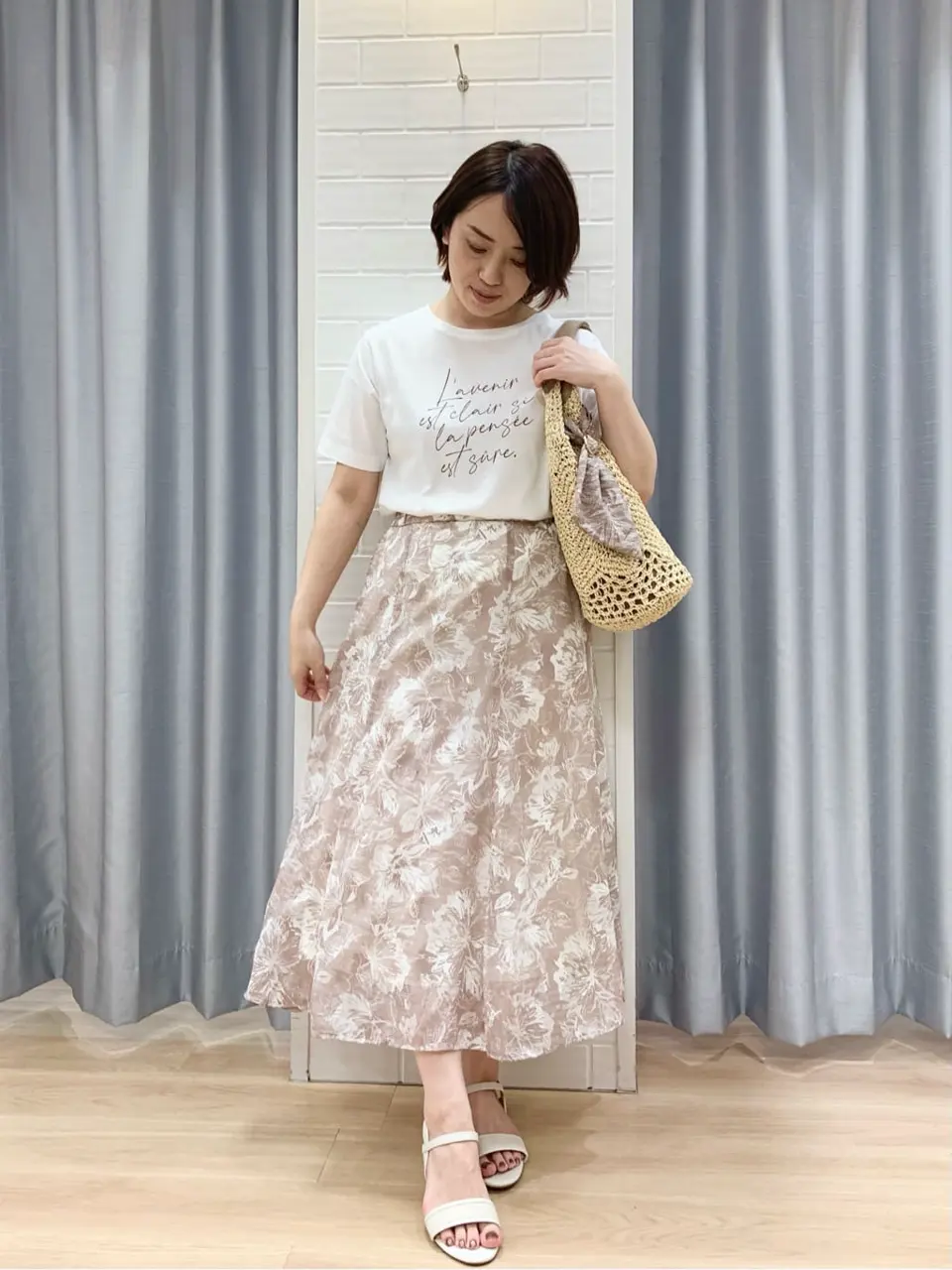 ANY SIS 丸岡 コーディネート画像