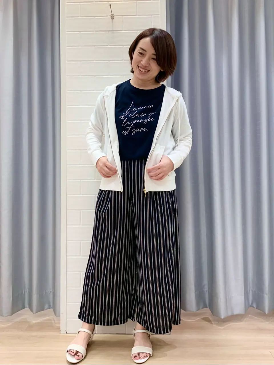 ANY SIS 丸岡 コーディネート画像