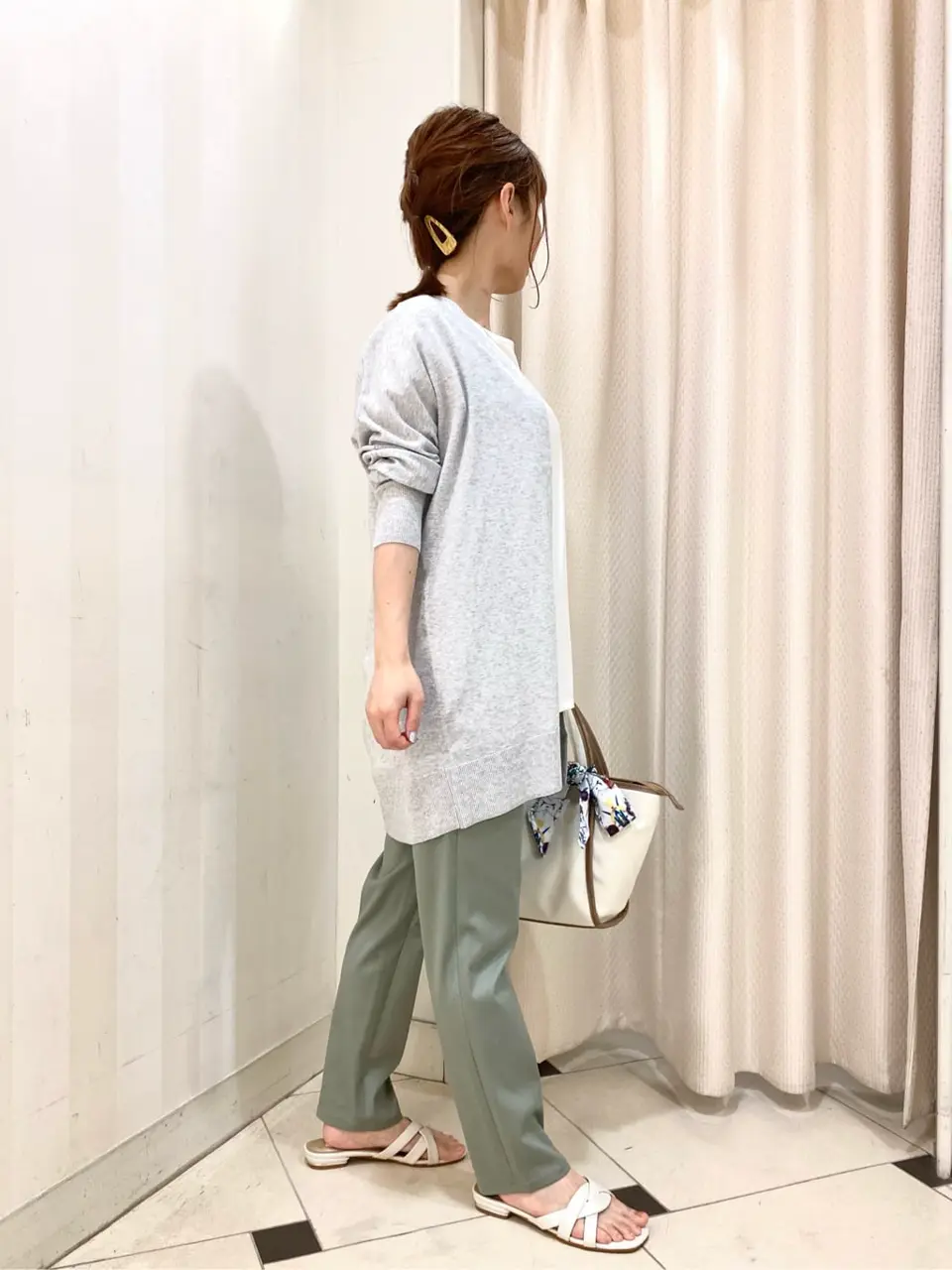 ANY SIS 横尾 コーディネート画像