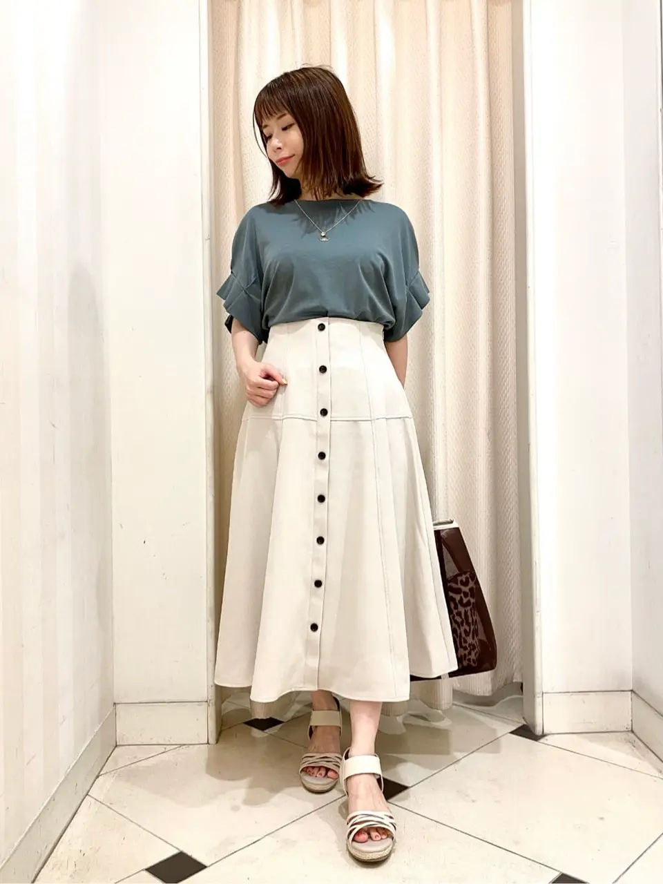 ANY SIS 横尾 コーディネート画像