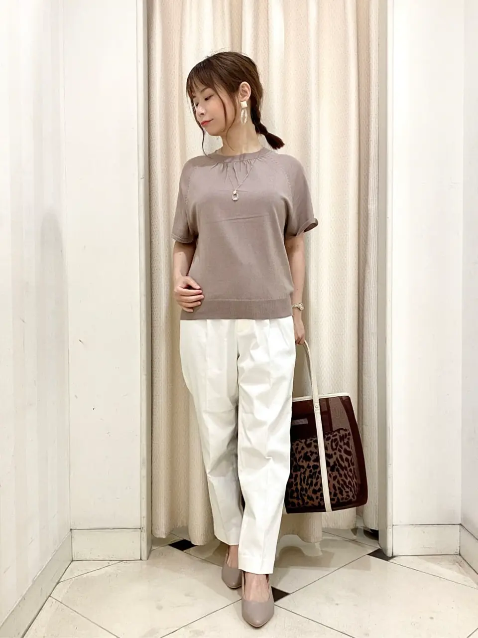 ANY SIS 横尾 コーディネート画像