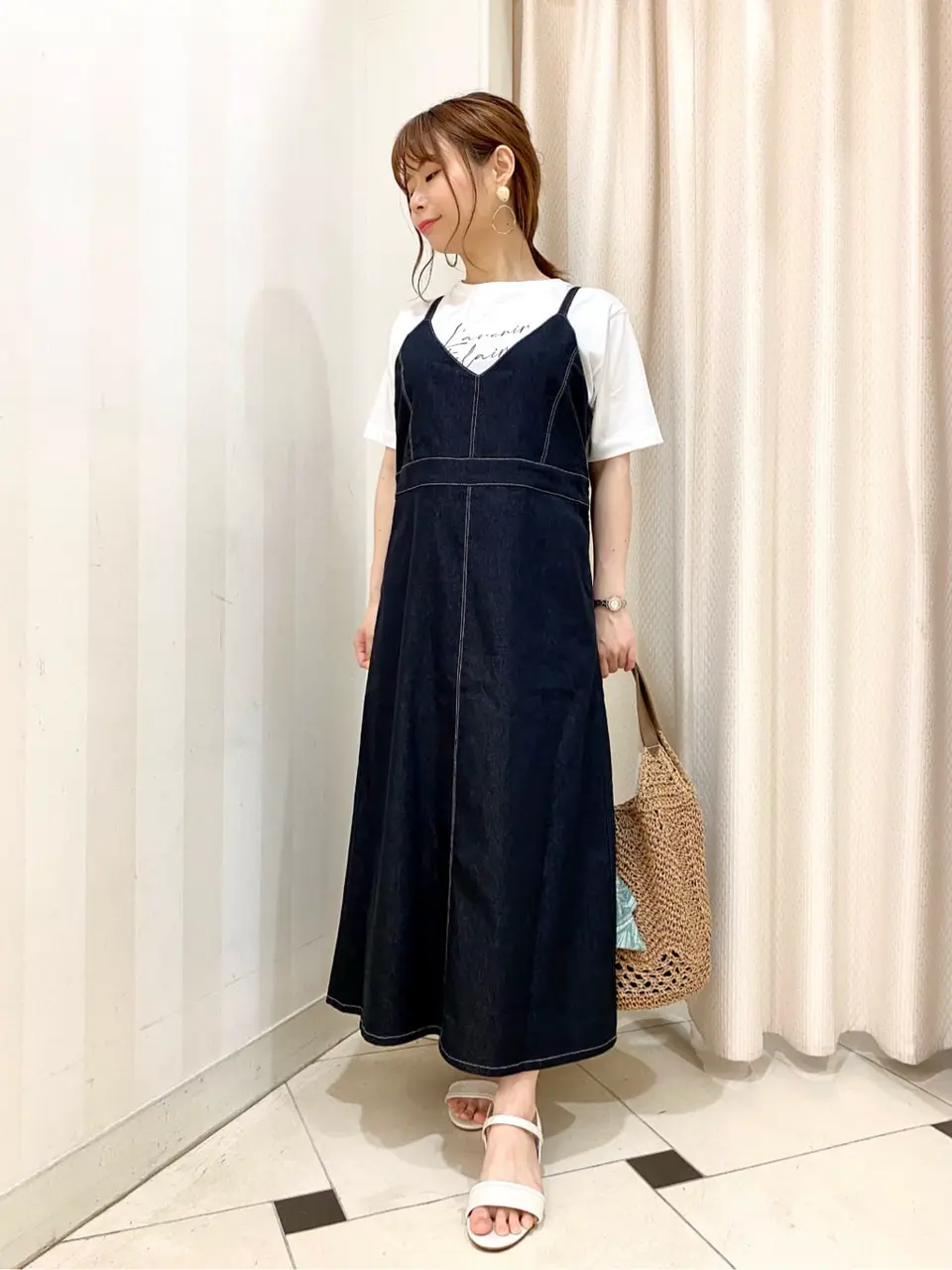 ANY SIS 横尾 コーディネート画像