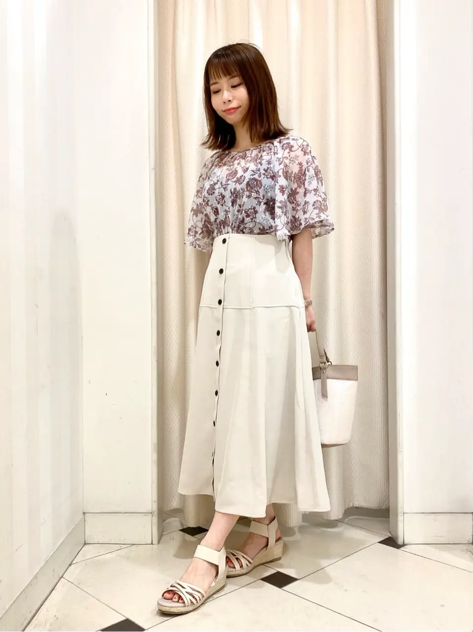 ANY SIS 横尾 コーディネート画像