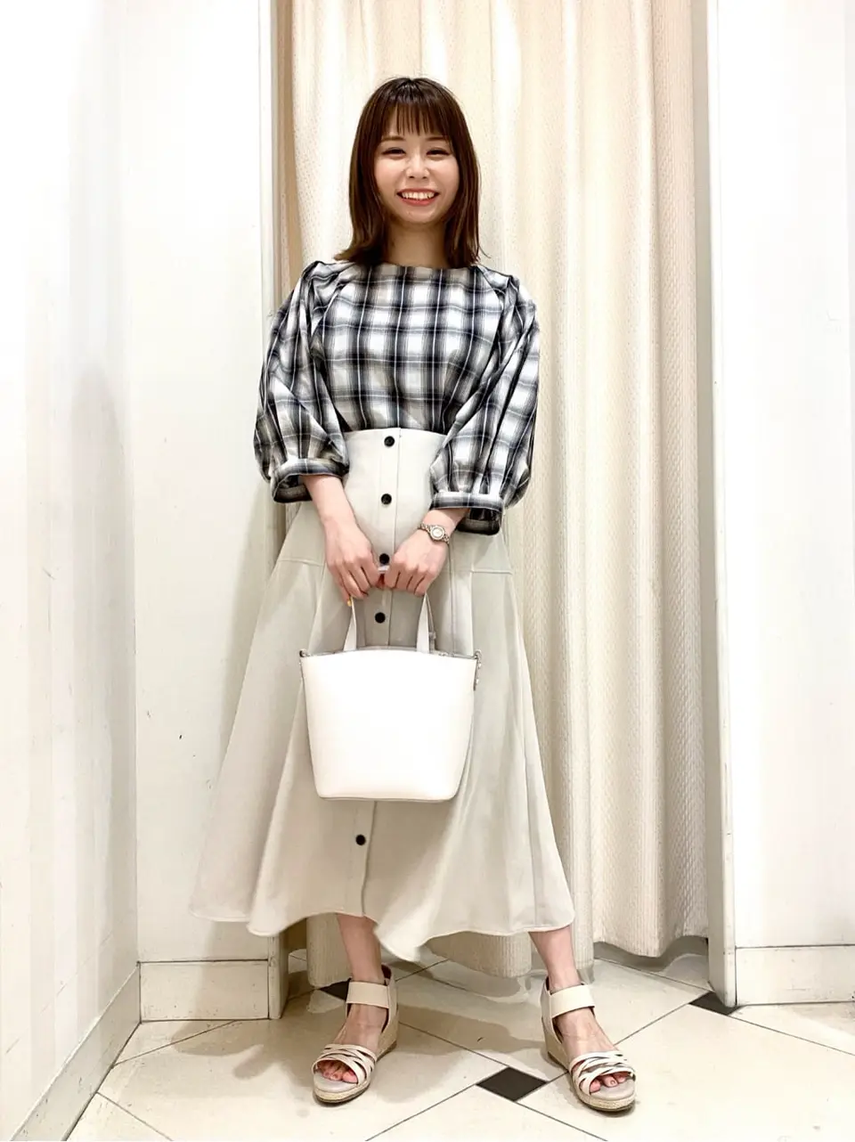 ANY SIS 横尾 コーディネート画像