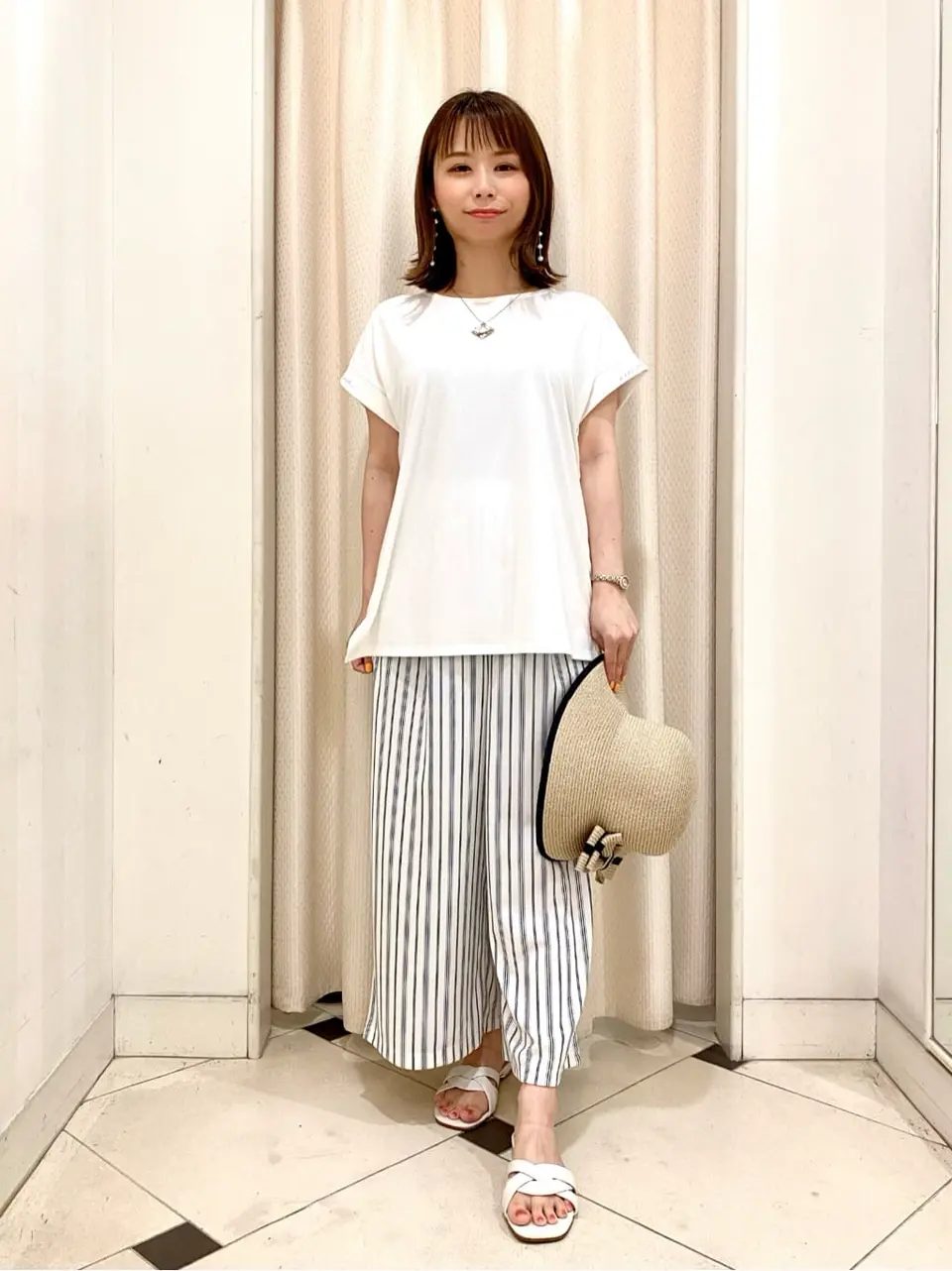 ANY SIS 横尾 コーディネート画像