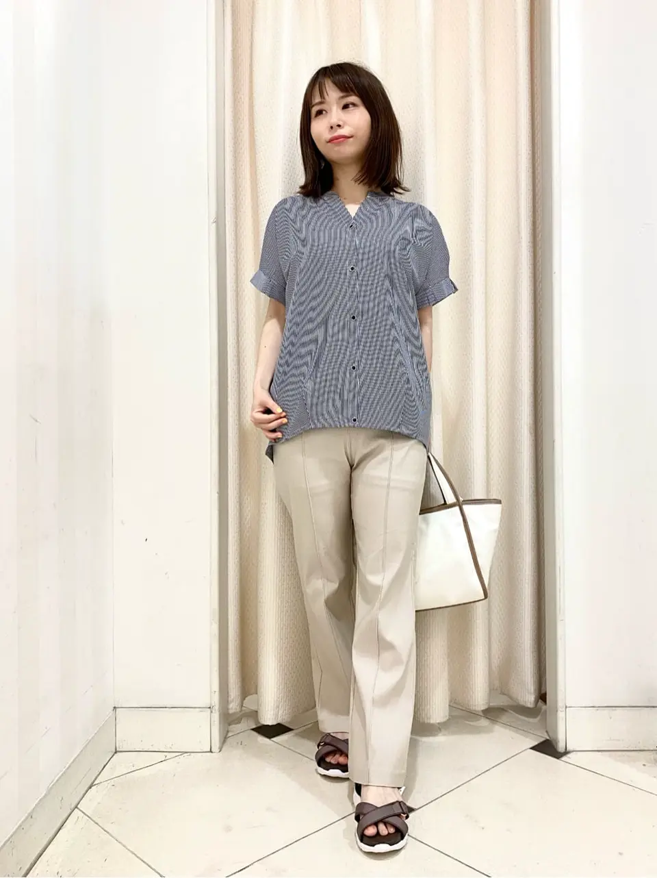 ANY SIS 横尾 コーディネート画像