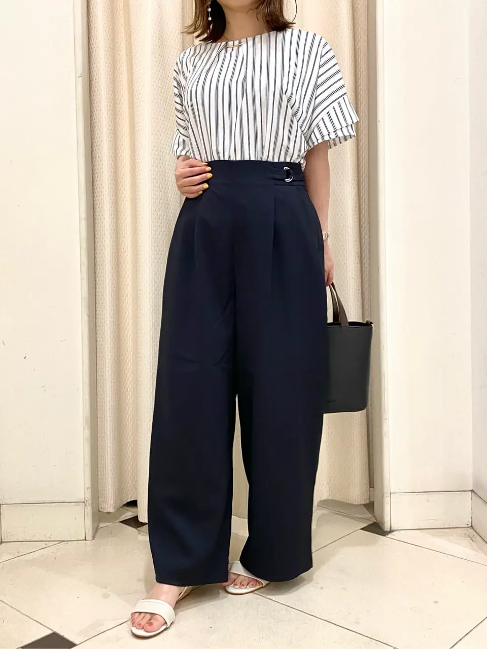 ANY SIS 横尾 コーディネート画像