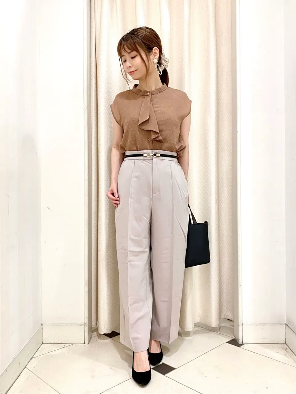 ANY SIS 横尾 コーディネート画像