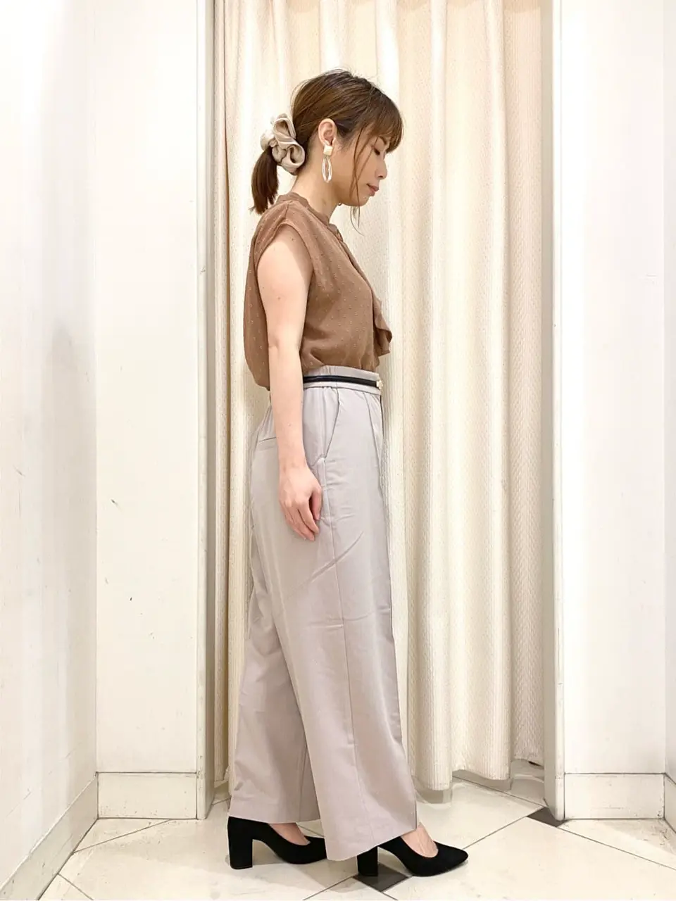 ANY SIS 横尾 コーディネート画像