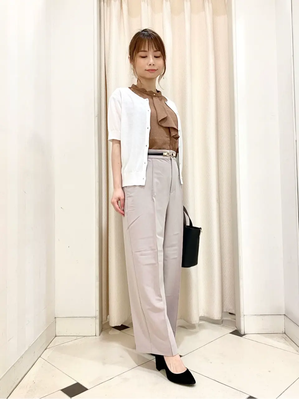 ANY SIS 横尾 コーディネート画像