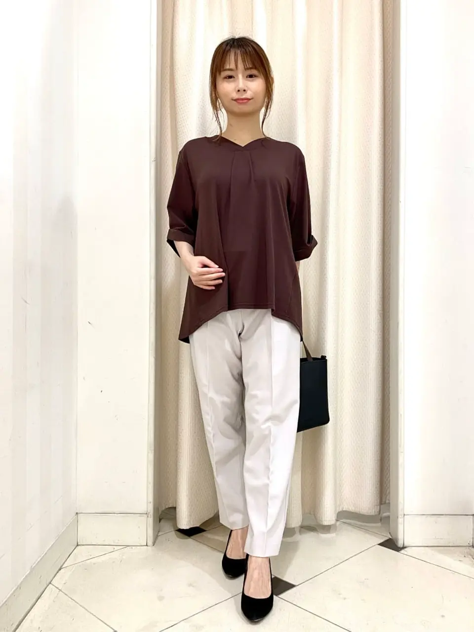 ANY SIS 横尾 コーディネート画像