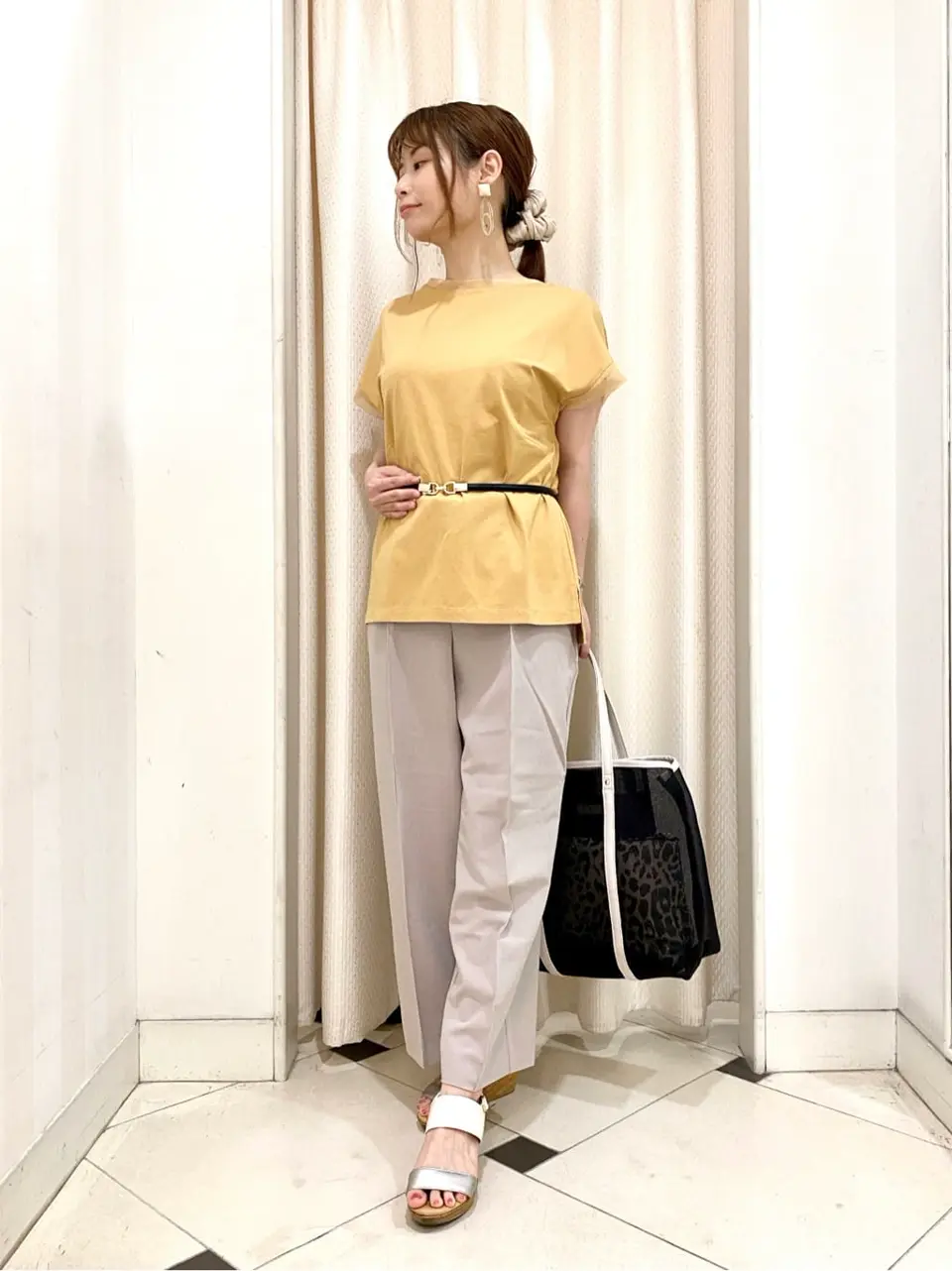 ANY SIS 横尾 コーディネート画像