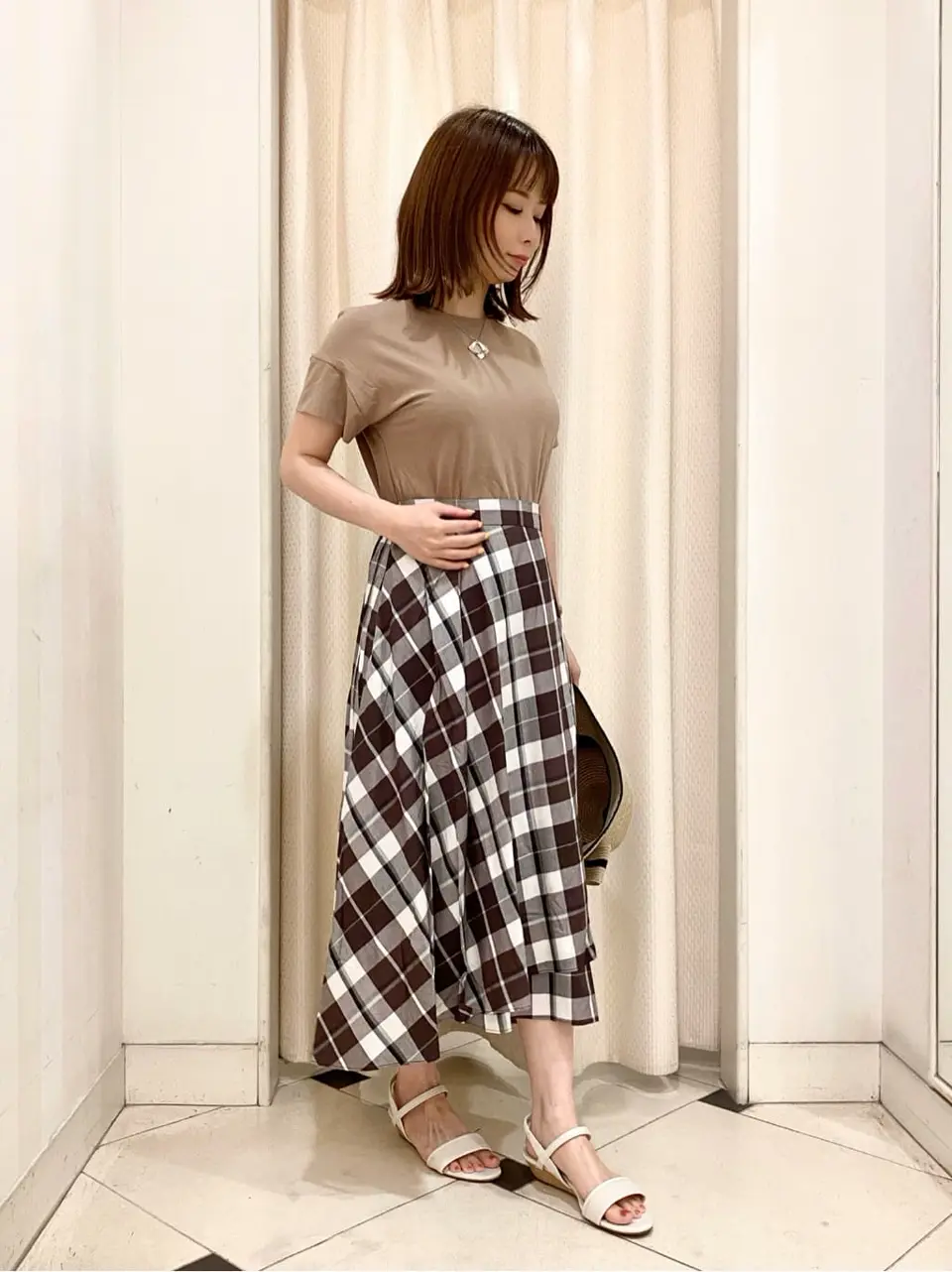 ANY SIS 横尾 コーディネート画像