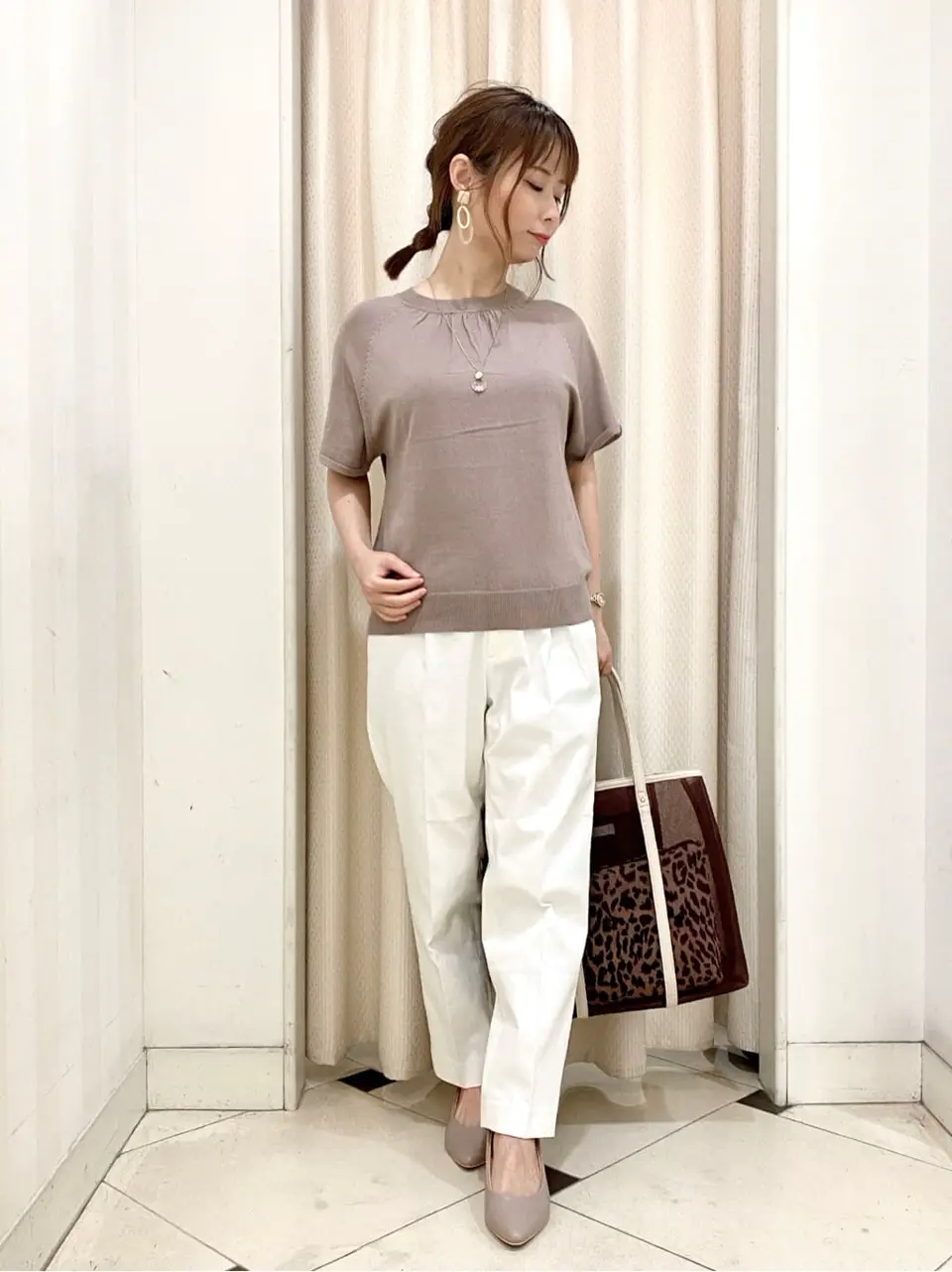 ANY SIS 横尾 コーディネート画像