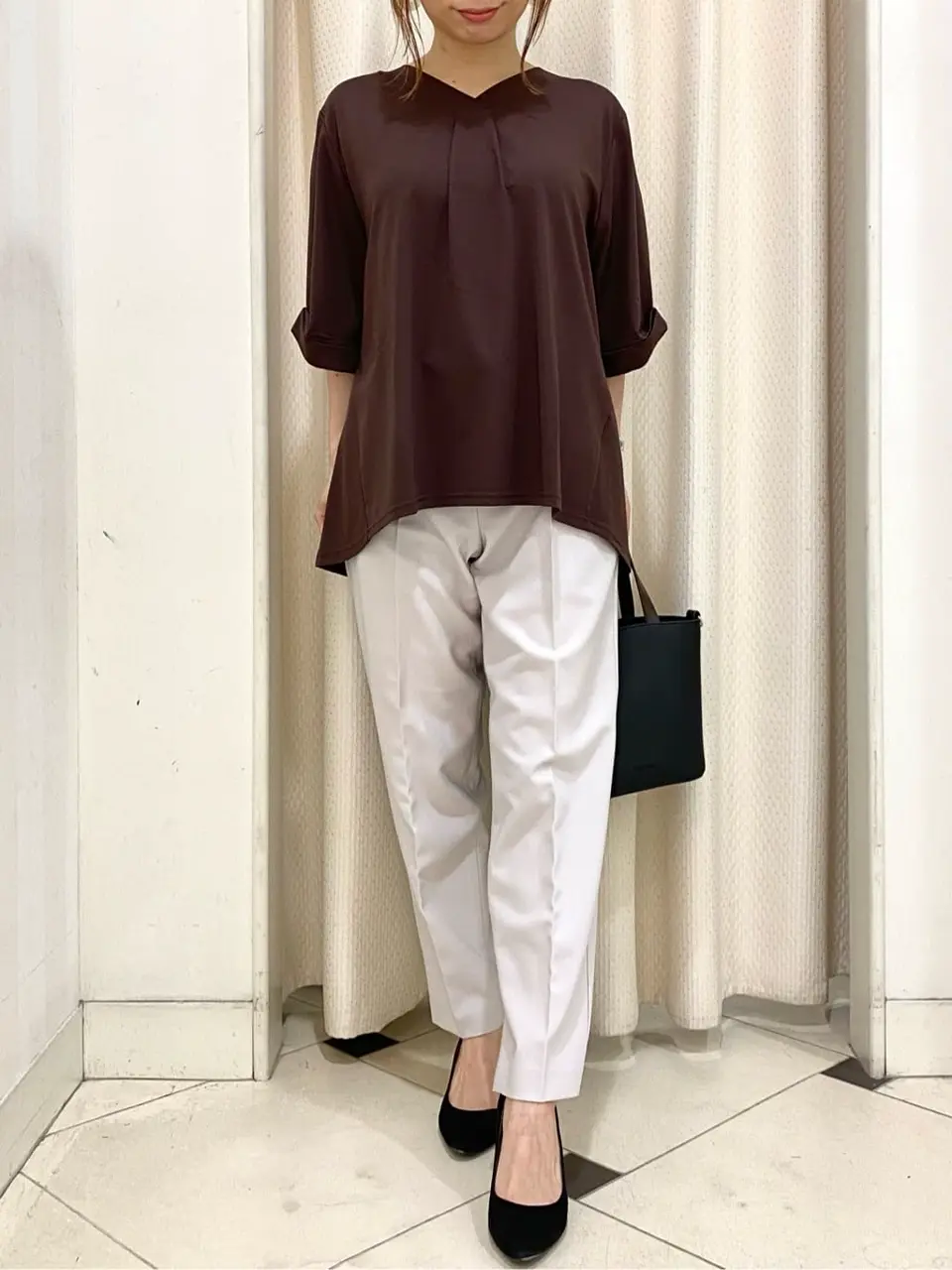 ANY SIS 横尾 コーディネート画像