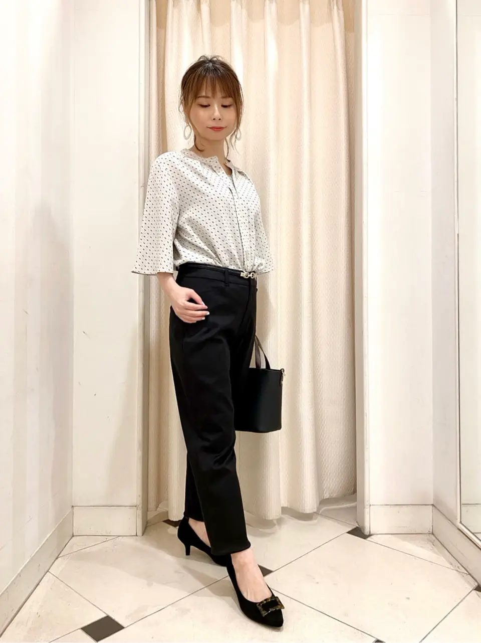 ANY SIS 横尾 コーディネート画像