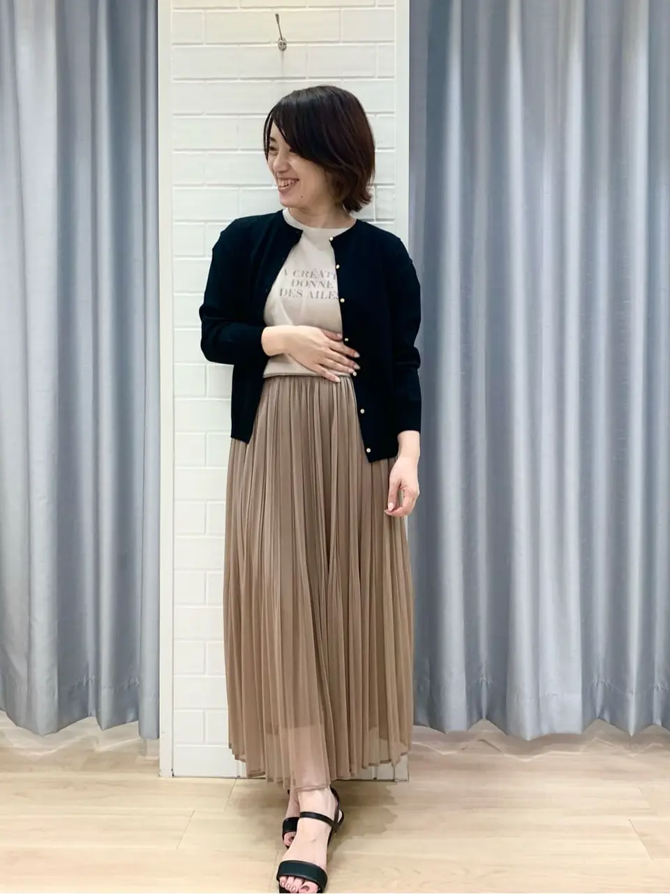 ANY SIS 丸岡 コーディネート画像