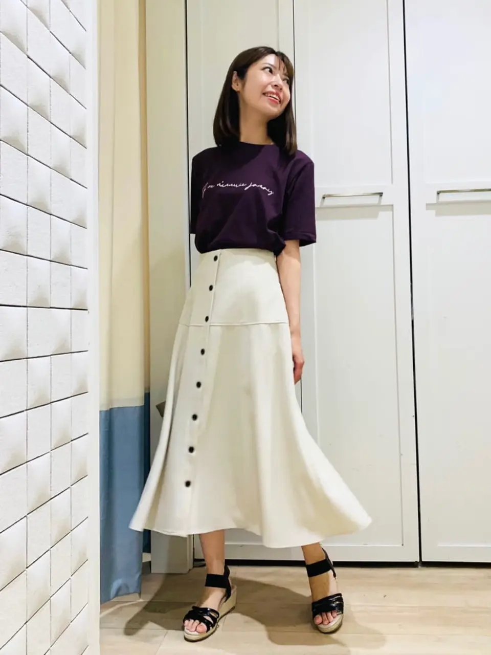 ANY SIS スタッフ コーディネート画像