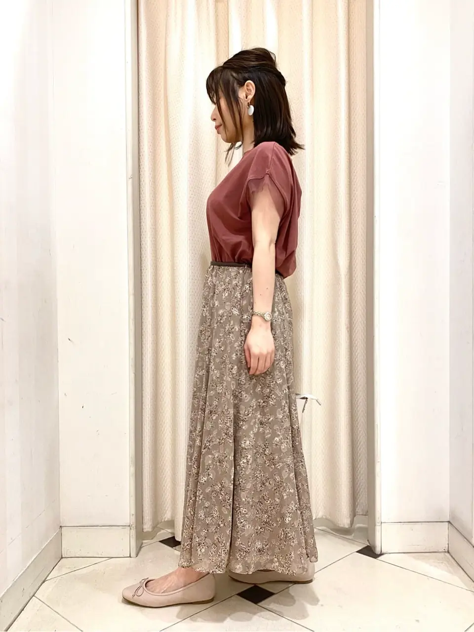 ANY SIS 横尾 コーディネート画像