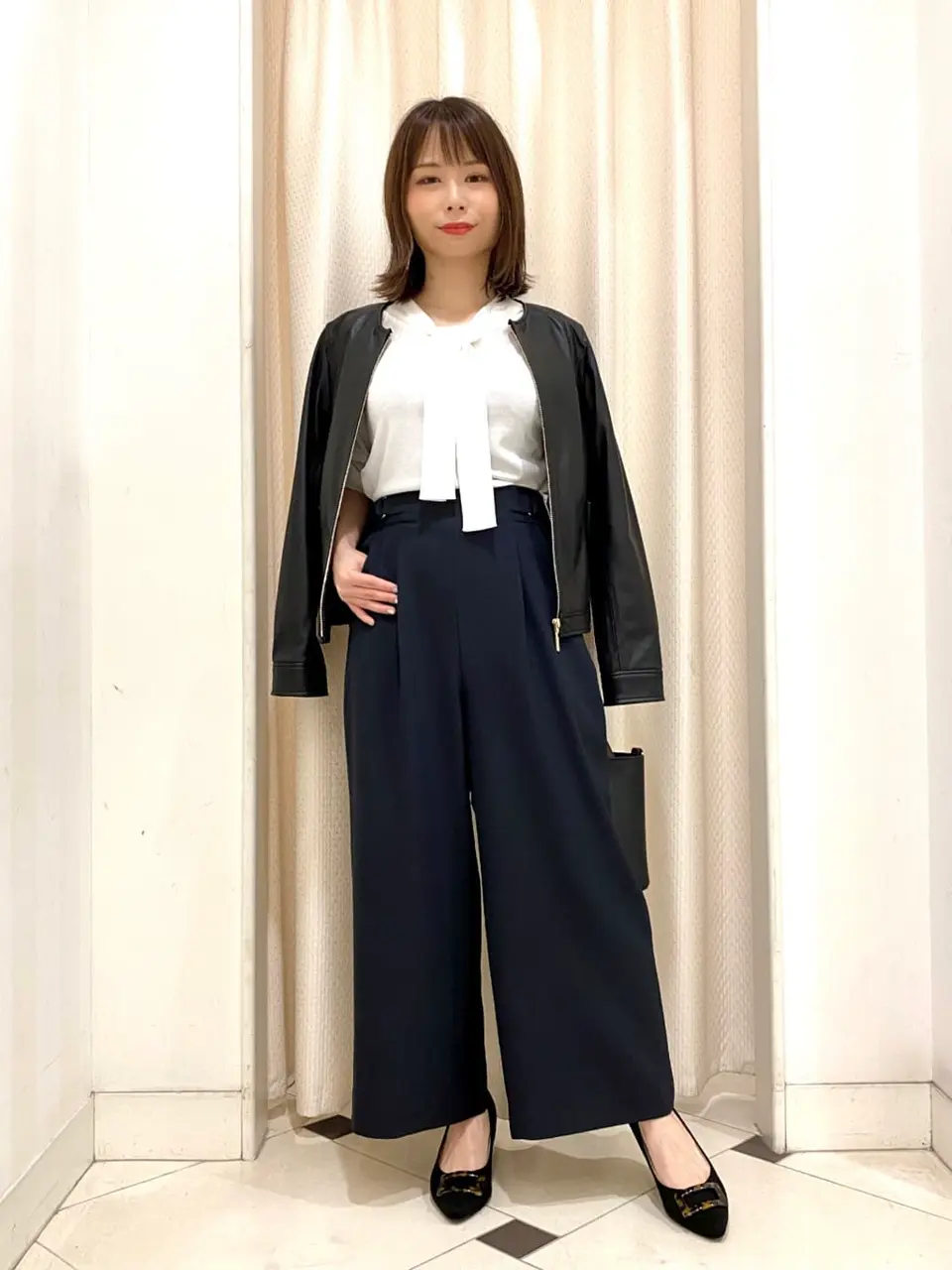 ANY SIS 横尾 コーディネート画像