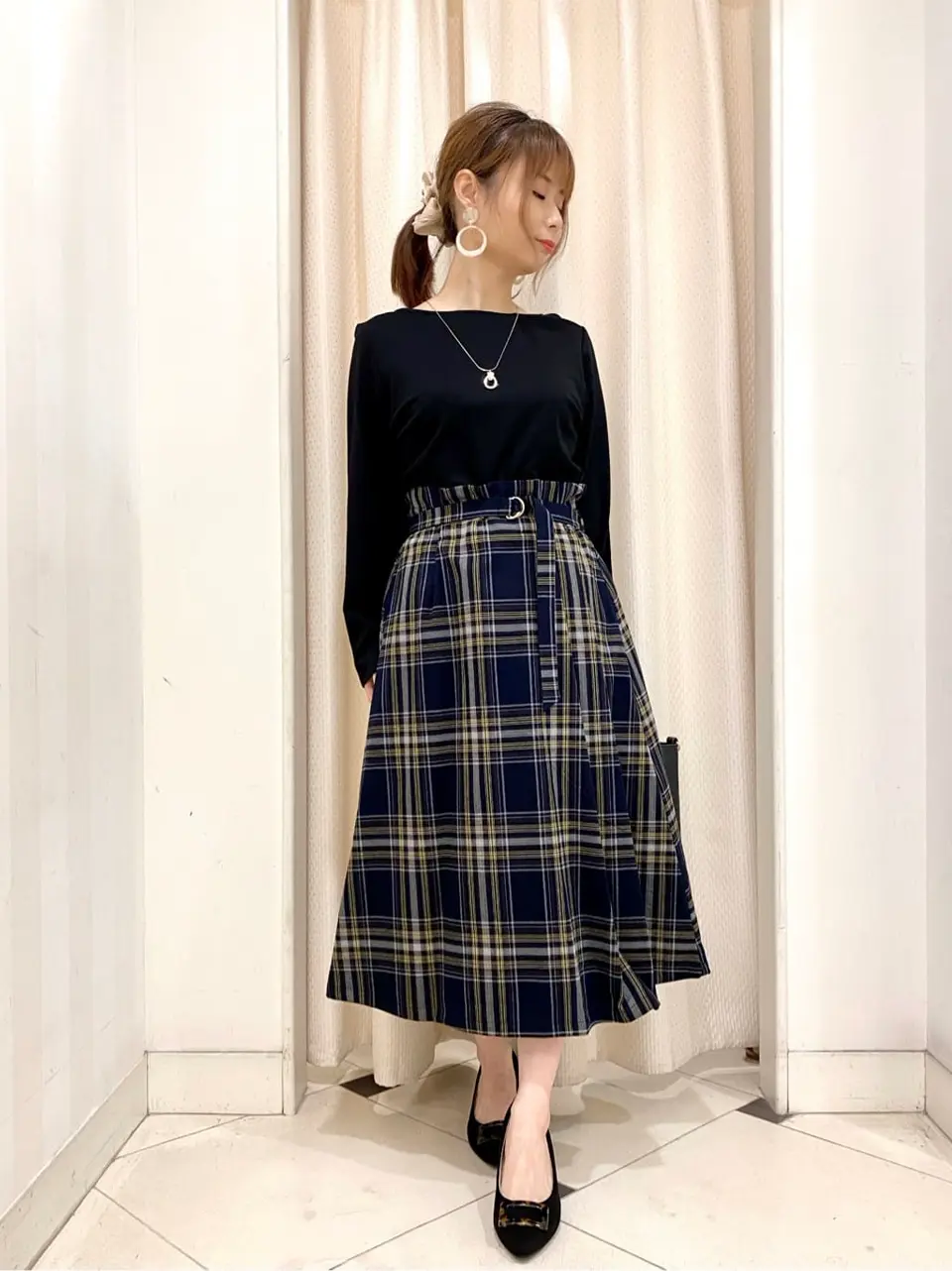 ANY SIS 横尾 コーディネート画像