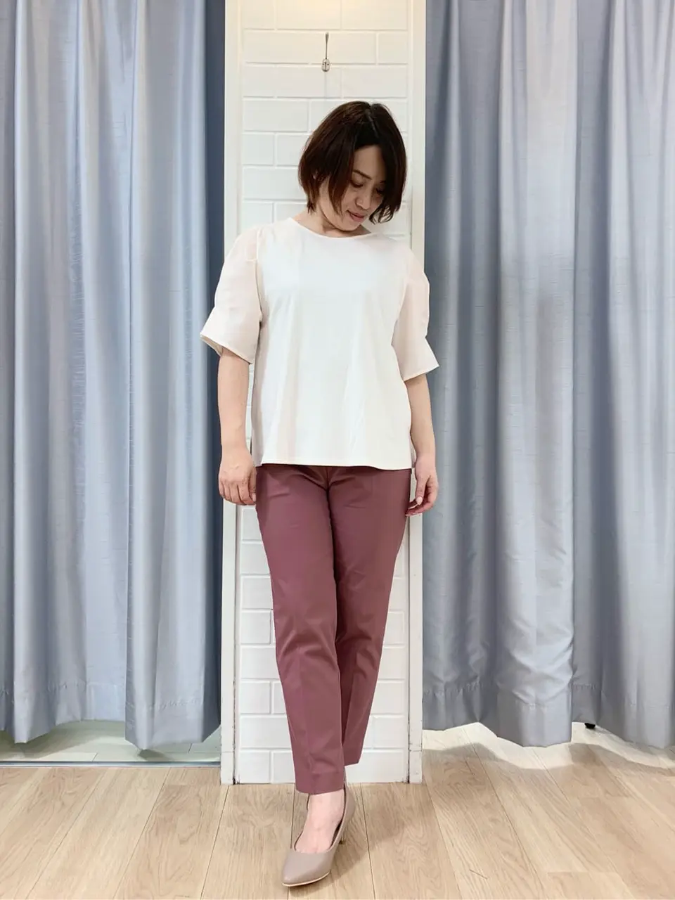 ANY SIS 丸岡 コーディネート画像