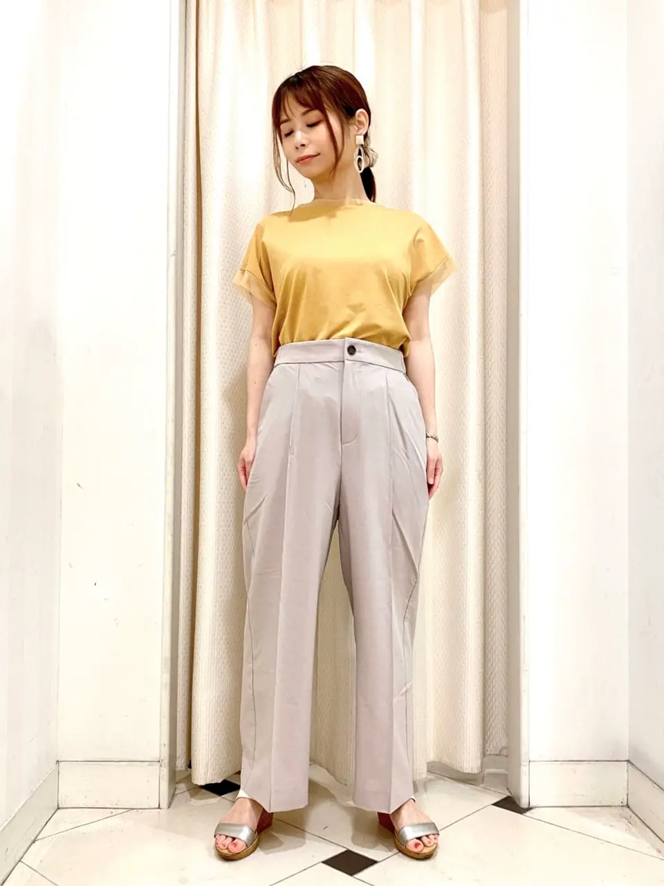 ANY SIS 横尾 コーディネート画像