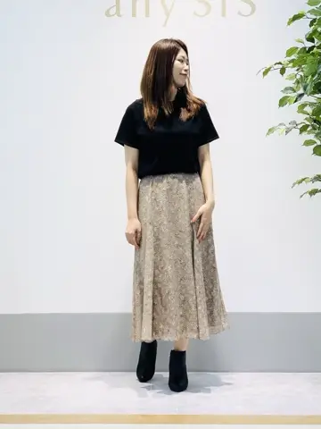 ANY SIS 岡本 コーディネート画像