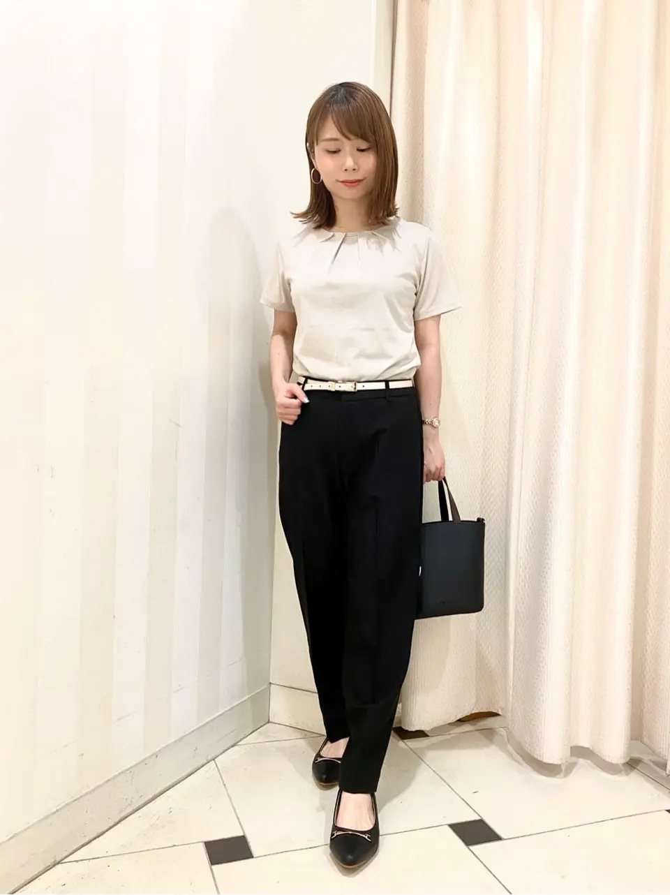 ANY SIS 横尾 コーディネート画像