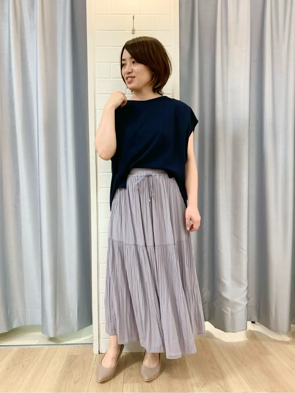 ANY SIS 丸岡 コーディネート画像