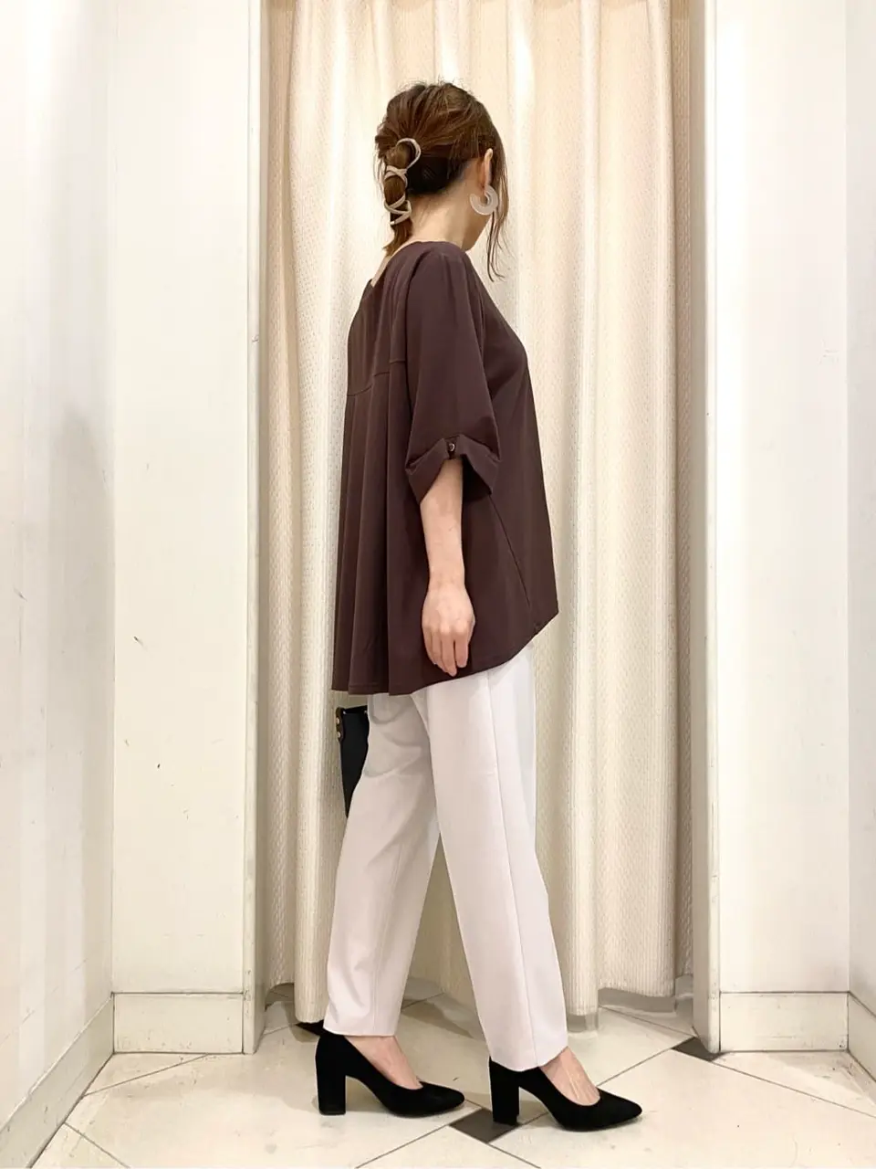 ANY SIS 横尾 コーディネート画像