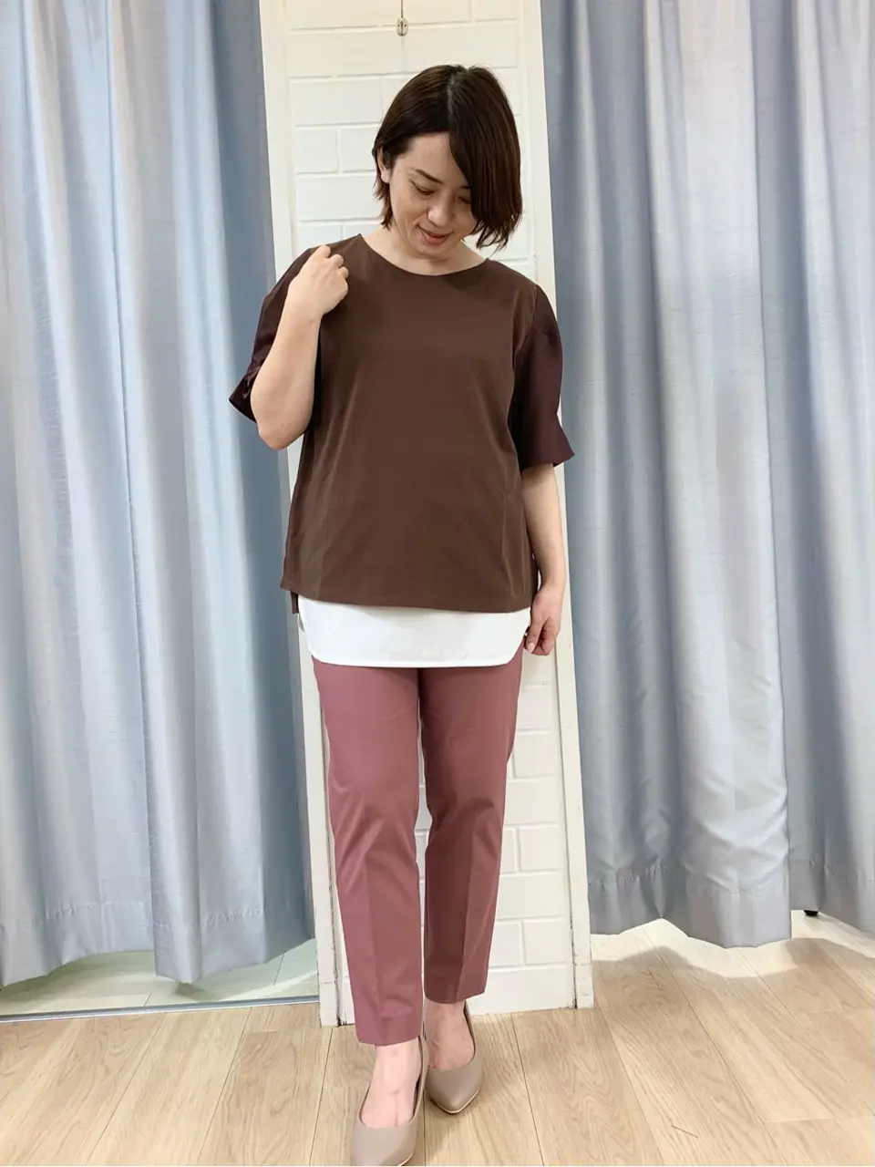 ANY SIS 丸岡 コーディネート画像