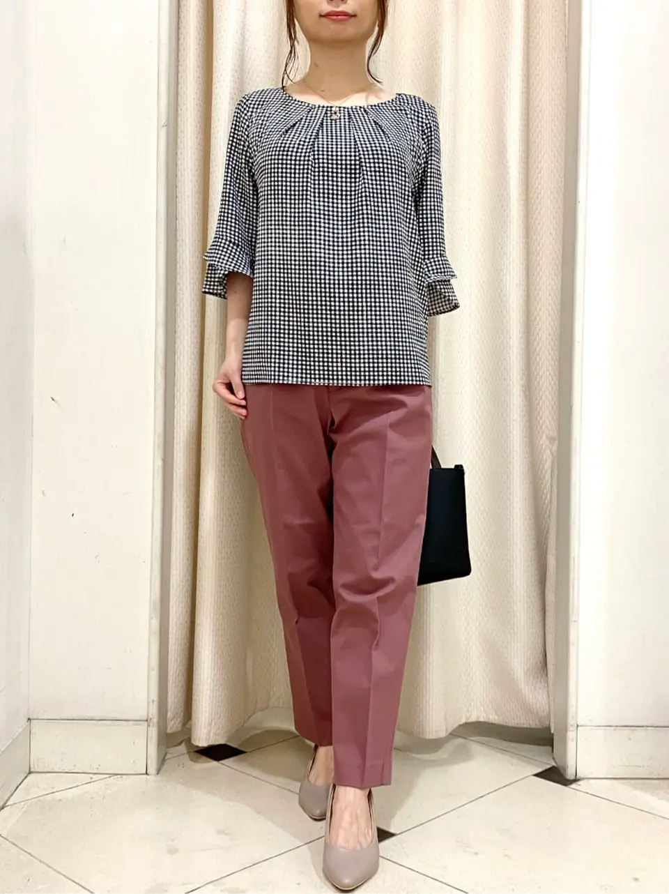 ANY SIS 横尾 コーディネート画像